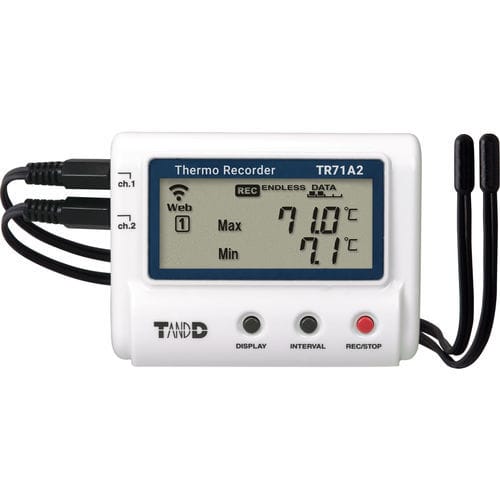 温度データロガー - TR71A2 - T&D Corporation - 温度トレサビリティー / 実験用 / 医薬製品用