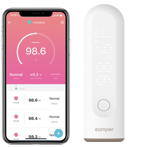 医療用体温計 - Smart  - Comper Healthcare - 赤外線 / 額用 / プローブ