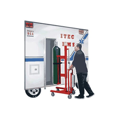 酸素ボンベ用台車 - iTEC Manufacturing - ガスボンベ用 / 輸送用 / 昇降式