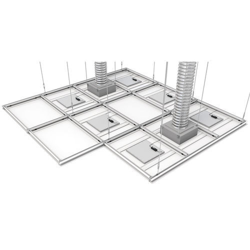 クリーンルーム用モジュール式天井 - T-Grid - Clestra