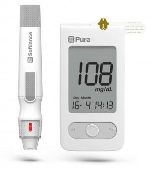 穿刺器具付き血糖値計 - mylife Pura - MyLife - コード入力不要