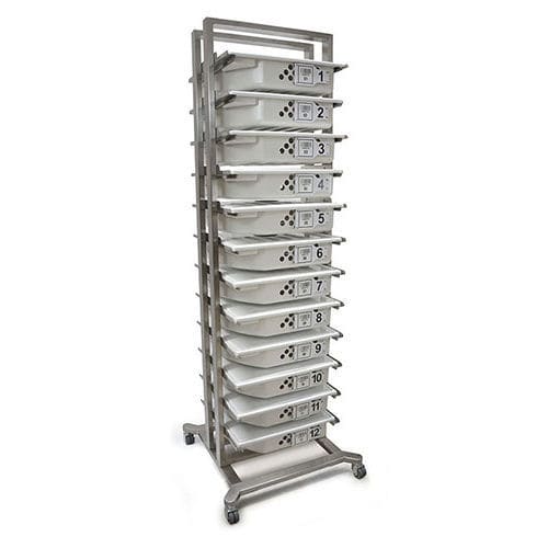内視鏡用ラック - RACK12™ - MDG Engineering - 腹腔鏡検査用 / 実験用 / 貯蔵用
