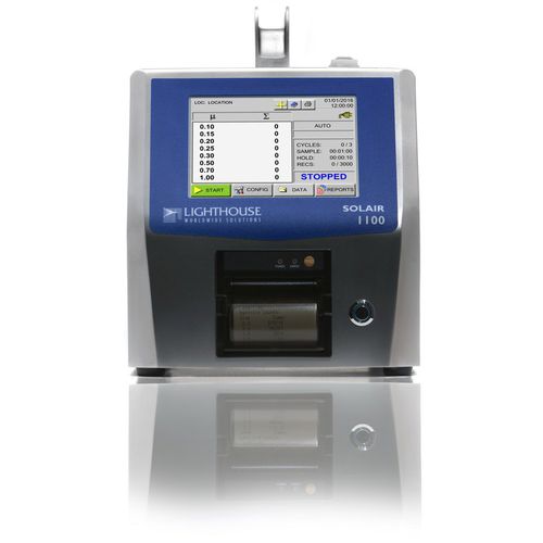 レーザー微粒子カウント装置 - Solair 1100LD - Lighthouse Worldwide Solutions - クリーンルーム用 / 携帯型 / 8チャンネル