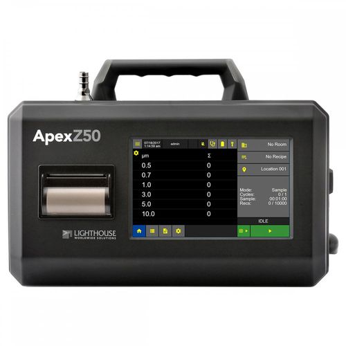 レーザー微粒子カウント装置 - ApexZ series - Lighthouse Worldwide Solutions - クリーンルーム用 / バッテリー式 / 携帯型