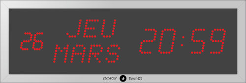 デジタル時計 - LEDICA® ALPHA REVERSO 7M - Gorgy Timing SAS - 医療施設用