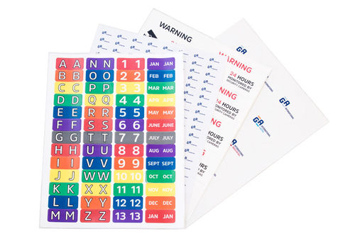 チューブ用ラベル - Laser & Inkjet Labels - GA International - ピペット / 取り外し可能