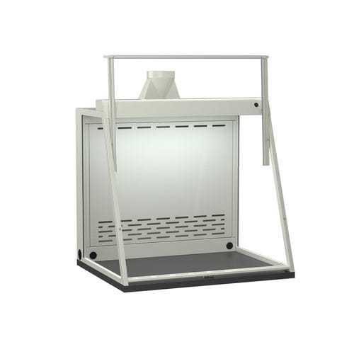 化学吸引ドラフトチャンバー - GlassGuard™ - Mott Manufacturing - 排気 / 封じ込め用 / 計量