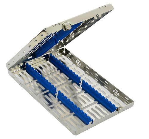 歯科器具用滅菌カセット - CIL 022 007 002 - Chaplet International - 有孔 / ステンレススチール製