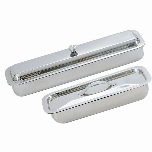 カテーテル用トレ－ - CIL-042 001 001 - Chaplet International - 貯蔵用 / ステンレススチール製 / ふた付き