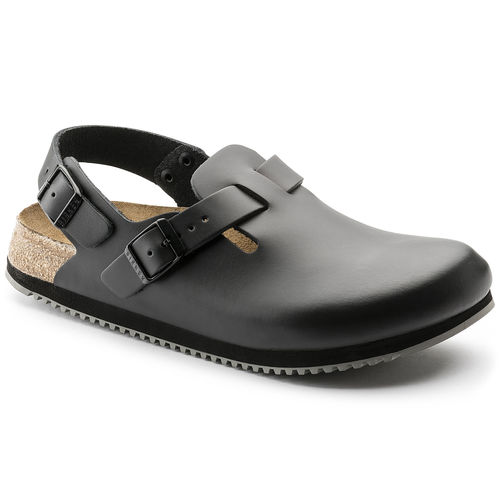 男女用サボシューズ - Tokio Super Grip - Birkenstock - 滑り防止 / 白 / 黒