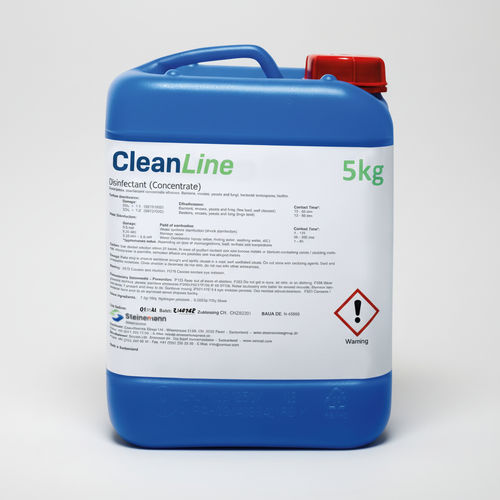 床・表面用消毒剤 - CleanLine 15 - Steinemann Disinfection | CleanService Group AG - 液体 / 5000ml / 過酸化水素系