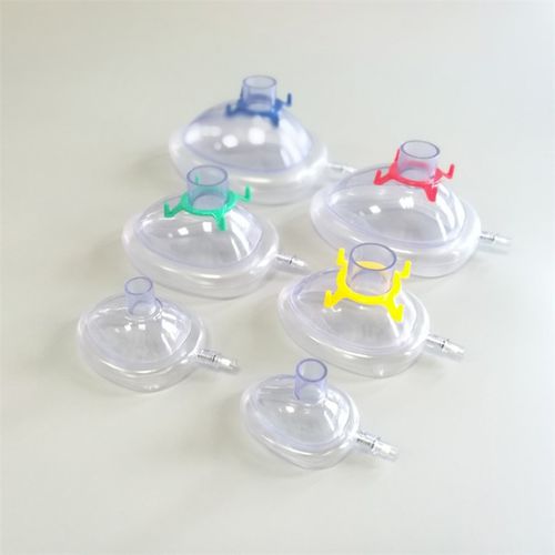 PVC麻酔マスク - PA1502 series - Hangzhou Formed Medical Devices - 使い捨て / 透明 / バルブ付