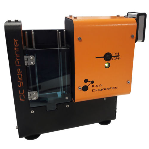 レーザープリンター - iDC - ILSA DIAGNOSTIC SARL - 顕微鏡のガラス用 / 実験用 / 卓上