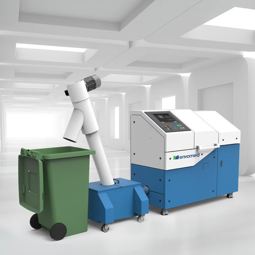 医療用廃棄物処理システム - 80 - Envomed by Maabarot Metal Works Ltd - オンサイト / 裁断機付 / 自動消毒付