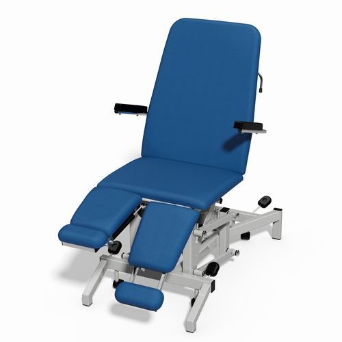 足病治療検査用アームチェア - 93CD  - Plinth Medical - 電動式 / 高さ調節可能な / レッグレスト付き