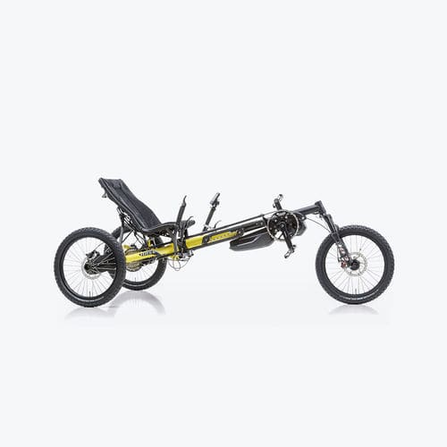 ペダル式リカベントトライク - KETTWIESEL CROSS - Hase Bikes - 電気 / 大人用 / 折りたたみ式