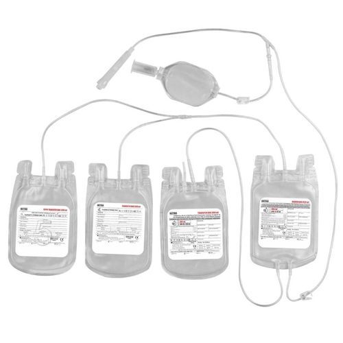 4つ血液バッグ - MITRA Industries - CPD/SAG-M / PVC / WB-SP