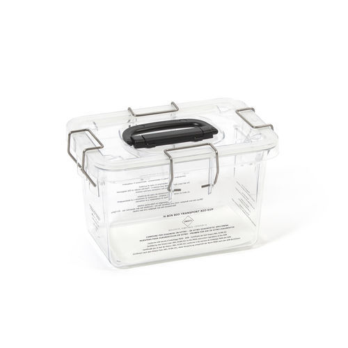 輸送用容器 - BIO 01P - M.&G. INTL srl - 試験管用 / 生物学試料用 / ポリカーボネート製