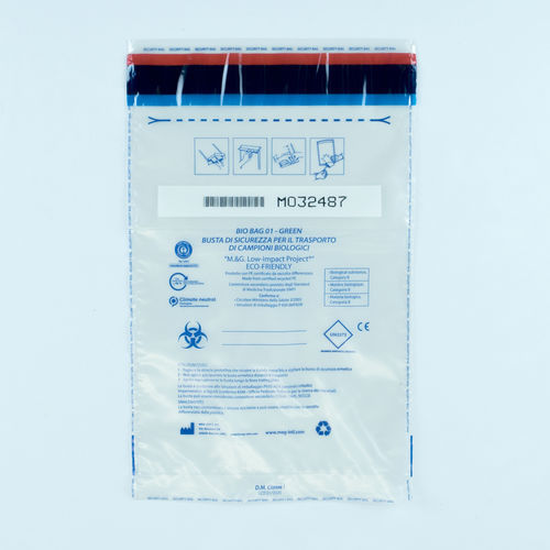 危険物用パッキングポーチ - 01 GREEN - M.&G. INTL srl - 生物由来物質 / 生物学試料用 / プラスチック製