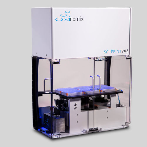 研究室用チューブラベル貼付機 - Sci-Print VX2 - Scinomix, Inc - 自動