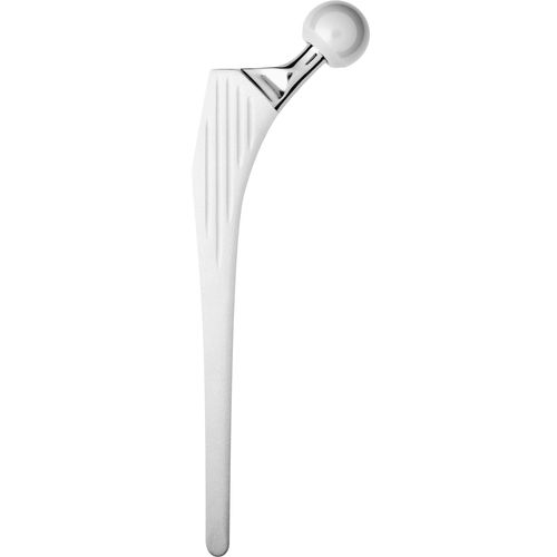 再置換大腿骨ステム - INTEGRALE® - Amplitude Surgical - セメントレス / 右 / 左側