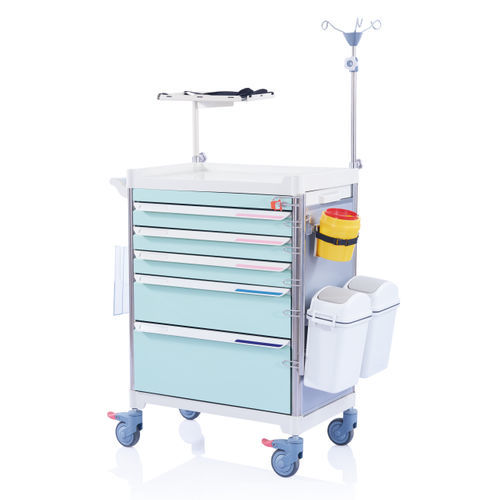 医療用台車 - W3920 - Sichuan Yufeng Medical Equipment Co., Ltd. - 病院用 / 救急用 / 酸素ボンベ用