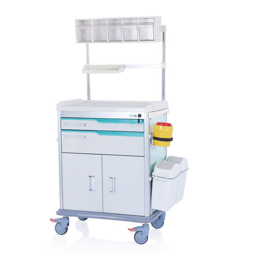 麻酔台車 - W3715 - Sichuan Yufeng Medical Equipment Co., Ltd. - 貯蔵 / 清掃用 / プラスチック製