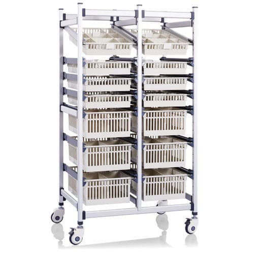 モジュール式シェルフユニット - P2604 - Sichuan Yufeng Medical Equipment Co., Ltd. - かご収納用用 / 無菌 / アルミニウム製