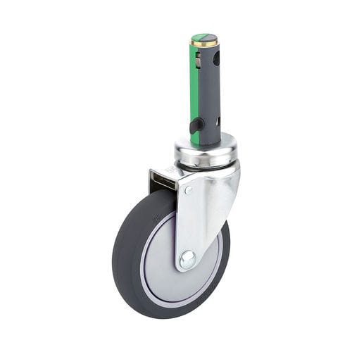 担架用車輪 - H391A-1A150UPB(3FN) - Haion Caster - 病院ベッド用 / 回転 / ブレーキ付き