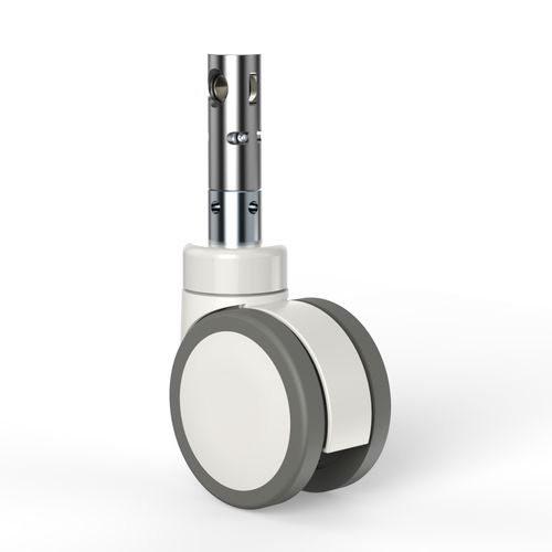 病院ベッド用車輪 - T08PUP100D05A - TKS Casters - ポリウレタン製 / 回転