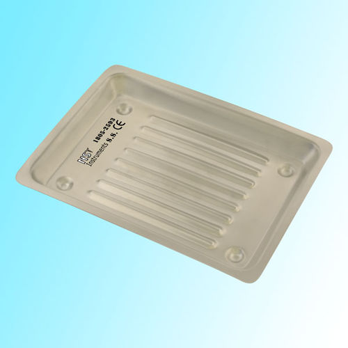 医療器具用滅菌トレー - 1805-2593 - New Surgical Instruments Co. - 歯科器具用 / ステンレススチール製 / 穴なし