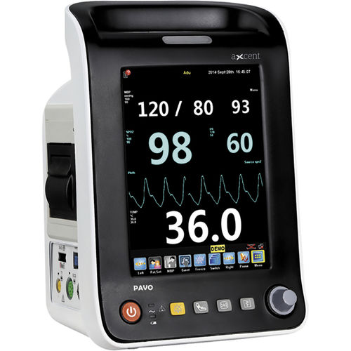携帯型バイタルサイン モニター - PAVO - aXcent medical - TEMP / ECG / NIBP