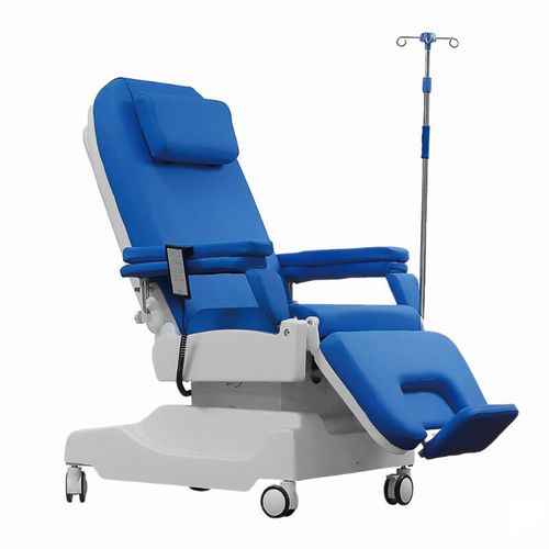 電動式採血用アームチェア - AG-XD206B  - Jiangsu Aegean Technology - キャスター付き / レッグレスト付き