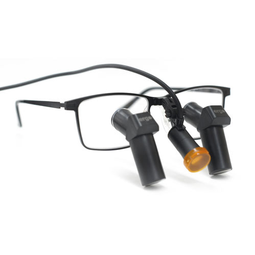 眼鏡タイプ双眼ループ - ENM450+MB JD2100 - Nanchang Micare Medical Equipment - ヘッドライト付