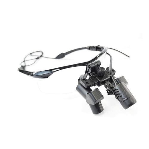 眼鏡タイプ双眼ループ - EFS-350X with MA JD2100 - Nanchang Micare Medical Equipment - フリップアップシステム / ヘッドライト付