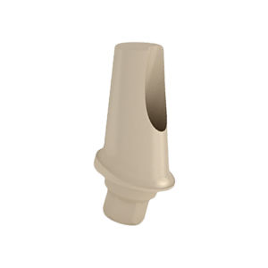 PEEK製インプラントアバットメント - PT1-0005 - TAG Dental - インターナル六角形 / 角度付き / 一時的