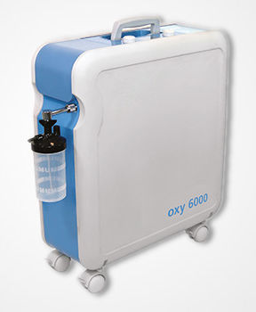 医療用酸素濃縮器 - oxy 6000-5 - Bitmos GmbH - キャスター付き / モジュール式