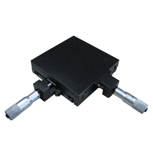 顕微鏡スライドテーブル - 100-MS50-AN - OPTO Germany - 手動式 / リニア / コンパクト
