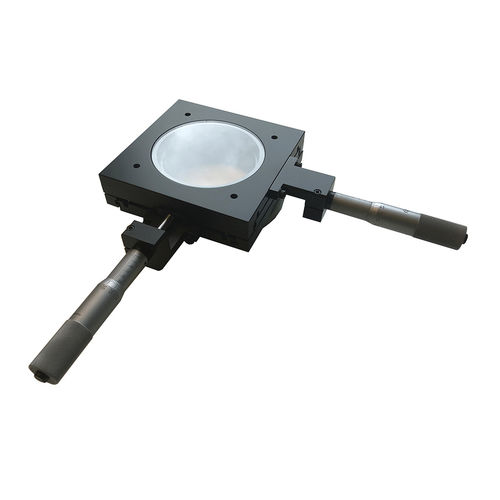 顕微鏡スライドテーブル - 100-MS50-GAN - OPTO Germany - 手動式 / リニア / コンパクト