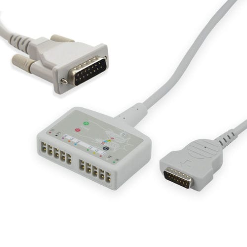 Schiller用ECGケーブル - OEM#20165 60- 001 - Med-link Electronics Tech - GEヘルスケア対応 / フィリップス対応