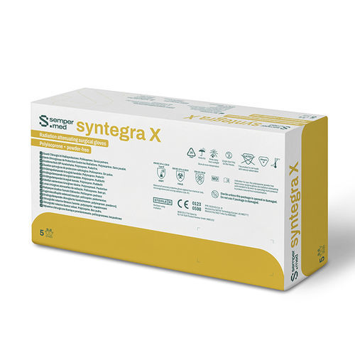 ポリイソプレン製手袋 - syntegra X - Sempermed Industrial - 手術用 / パウダーフリー / 無菌