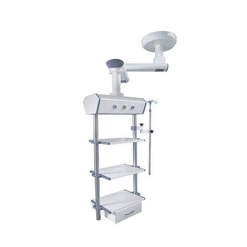 天井取付け医療ペンダント - TS-Q-100 - Shanghai Wanyu Medical Equipment - 内視鏡用 / 関節付き / モジュール式