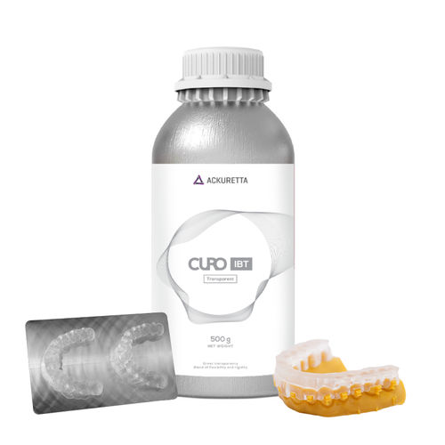 樹脂製歯科材料 - CURO IBT - Ackuretta Technologies LLC - 歯の修復用 / 3Dプリント用 / 模型作成用