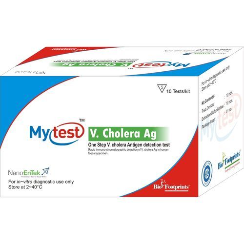 コレラ検査キット - Mytest - Biofootprints Healthcare Pvt Ltd - 抗原