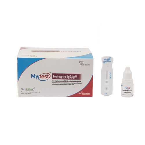 レプトスピラ検査キット - Mytest - Biofootprints Healthcare Pvt Ltd - 感染病用 / IgG / 免疫グロブリンM