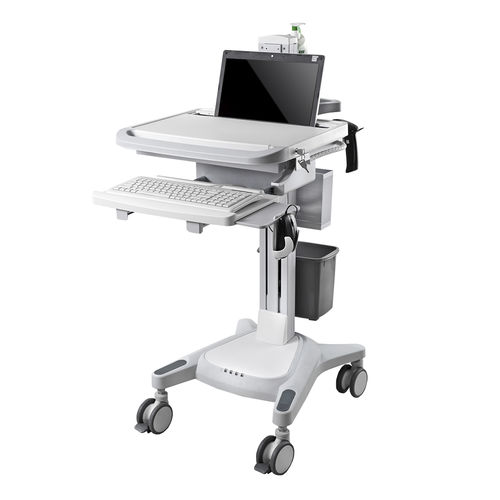 高さ調節可能なコンピュータ用台車 - HS-T-10 - Shandong HESOURCE Medical Equipment - モジュール式