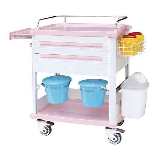 医療用台車 - HS-C-01 - Shandong HESOURCE Medical Equipment - 多目的 / 治療用 / サービス