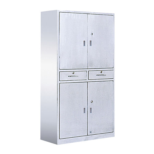 病院用キャビネット - SS-HS-D07​ - Shandong HESOURCE Medical Equipment - 扉付き / 引き出し付き / ステンレススチール製