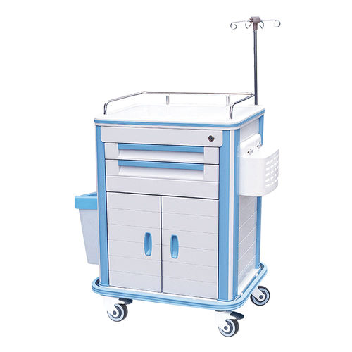 救急用台車 - HS-D-04 - Shandong HESOURCE Medical Equipment - 医療用 / 手術器具 / 酸素ボンベ用