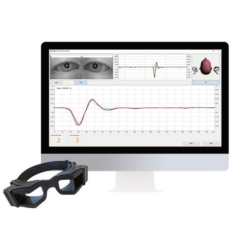ビデオ眼振装置 - VertiGoggles - Shanghai ZEHNIT Medical Technology - ヘッドインパルス検査装置 / ビデオ式眼振計